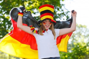 German soccer fan- we cheer on the german team for winning the UEFA Euro 2016